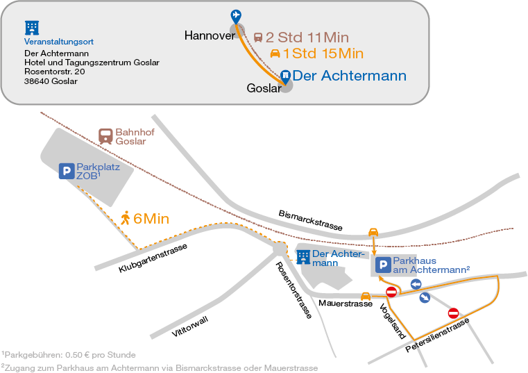 Lageplan Hotel Der Achtermann PCIS Germany 2024